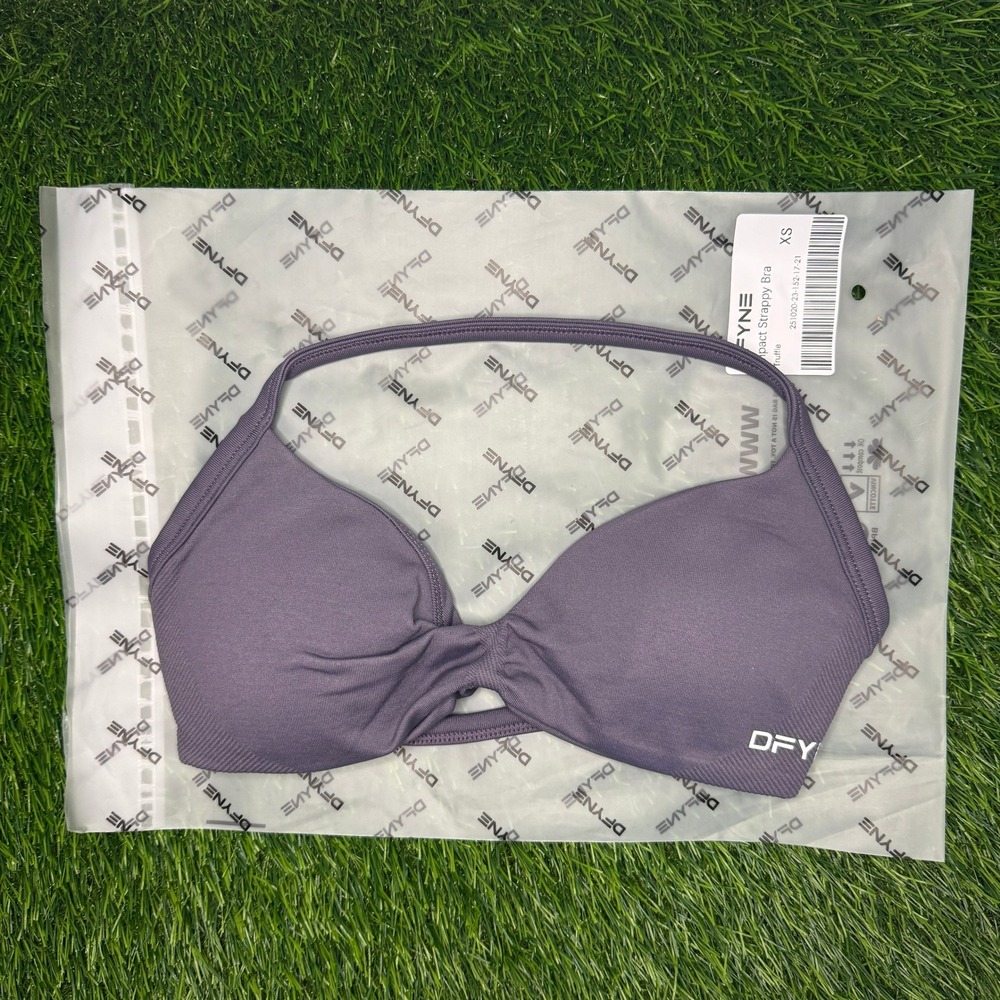 Dfyne impact strappy bra truffle extra small